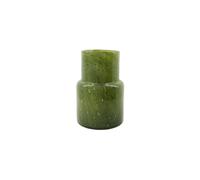 Vase en verre vert foncé, à poser, bulles d'air - House Doctor, Bole - Ø18xH26 cm