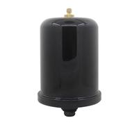 Vase expansion pompe a eau Réservoir à pression à vessie pour pompe auto amorçante domestique à vitesse variable ballon tampon cuve de pression d'eau a membrane (noir 2L acier au carbone)