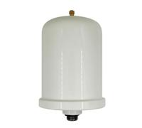 Vase expansion pompe a eau Réservoir à pression à vessie pour pompe auto amorçante domestique à vitesse variable ballon tampon cuve de pression d'eau a membrane (blanc 2L 20mm acier au carbone)