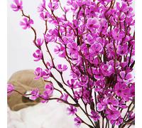 Vase fleurs de cerisier artificiel en soie - 37 cm