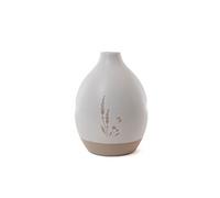 Vase Floral H 18 cm - Amadeus - Blanc - Grés Blanc G