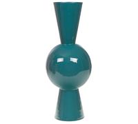 Vase Gatsby émeraude en métal 66 cm - Amadeus