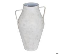 Vase Glady en Acier 37,5x33,5x58,5 cm Gris - Atmosphera Créateur d'intérieur