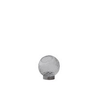 Vase GLOBE BUBBLES Ø10 Transparent/ Argent