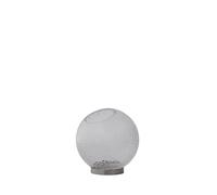 Vase GLOBE BUBBLES Ø17 Transparent/ Argent