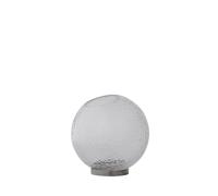 Vase GLOBE BUBBLES Ø21 Transparent/ Argent