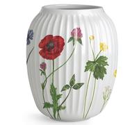 Vase HAMMERSHOI SUMMER - WILD FLOWERS 21 cm, blanc, porcelaine, Kähler
