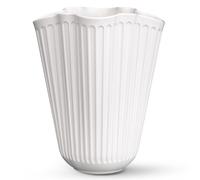 Vase HAMMERSHOI UNFOLD 20 cm, blanc, grès, Kähler