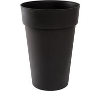 Vase Haut Rond, Ø 46 cm, 67 L, EDA Toscane, Gris Anthracite, Anti-UV, Ingélif