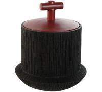 Vase Home ESPRIT Noir Rouge Résine Orientale 22 x 22 x 25 cm