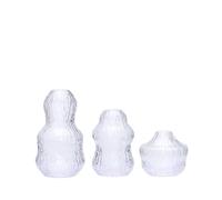Vase Hubsch Interior Fuyu(x3) Blanc ø 11x20 cm / ø 10x15 cm/ ø 11x10 cm