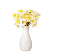 Vase incassable pour fleurs, vase en plastique aspect céramique pour décoration intérieure, salon, table
