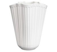 Vase Kähler Hammershøi, modèle Unfold, hauteur 20,5 cm, en céramique blanche