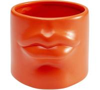 Vase lèvres 12cm orange Kare Design