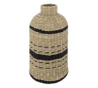 Atmosphera – Vase Lumhiv en paille et métal H40cm Beige