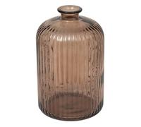 Atmosphera – Vase Luz – Verre recyclé Marron H23 cm