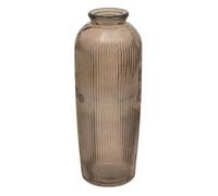 Vase ""Luz"" verre recyclé marron H72cm - Atmosphera Créateur d'intérieur