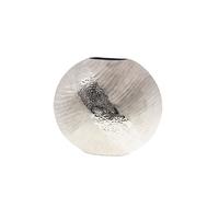 Vase Marise rond 33 cm argent - - Argent - Aluminium