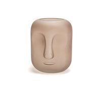 Amadeus Vase masque visage - Marron