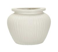 Vase en magnésium couleur crème à¿ 48x38 cm