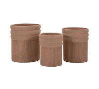Lot de 3 Cache-Pots Colombia 50cm Rouge