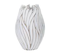 Vase Mauro Ferretti Resina Honduras Blanc 27x41,5 cm