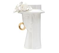 Vase Mauro Ferretti Woman Elegant Porcellana Blanc 15x13,3x23,5 cm