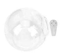 Vase Mural Suspendu en Verre Transparent, Rond, pour Plantes Hydroponiques | Compact et Mural, pour Bureau et Salon, Facile à Ranger et Décorer