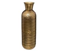 Vase ""Night"" métal doré H45cm - Atmosphera Créateur d'intérieur
