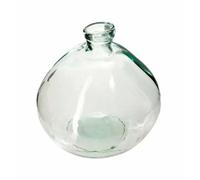Atmosphera - Vase Rond Verre recyclé - Transparent - D23 cm