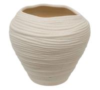 Vase Prudi blanc H22cm - Atmosphera Créateur d'intérieur