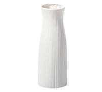 Vase résistant aux chocs Imitation céramique Pot de fleurs Vases en plastique pour décoration Blanc laiteux Organisateur de décoration d'intérieur Chambre d'enfant garçon (taille E)