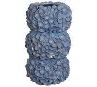 Vase Rétro à Fleurs en Magnésium Intérieur Extérieur Bleu Muzaki