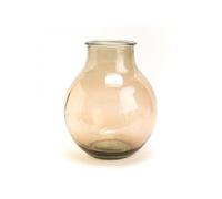 Amadeus Vase en verre rond - Taupe