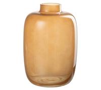 Vase Rond Design en Verre Rita 22cm Orange