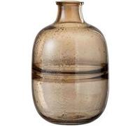 Vase Rond Design "Nervures" 29cm Ambre G