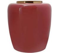 Vase Rond Design Tribuna 36cm Corail & Or