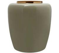 Vase Rond Design "Tribuna" 36cm Menthe & Or G