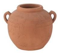 Vase Rond en Terre Cuite "Moke" 29cm Cuivre G