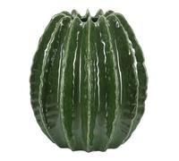 Mauro Ferretti – Vase Cactus Ball – en céramique rond et pittoresque – 28x31 cm – Vert