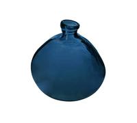 Vase rond ""Uly"" en verre recy leu orage D23cm - Atmosphera Créateur d'intérieur
