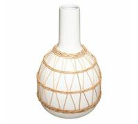 Vase Rotin Design Blanc
