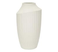 Vase sculptural et sophistiqué Mauro Ferretti Ice Beige 28,5x50,5 cm