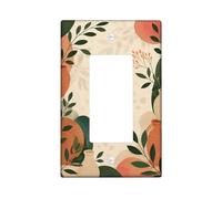 Vase simple à bascule - Couvercle d'interrupteur mural moderne et minimaliste en plastique terre cuite - Pour nouvel appartement, maison, chambre à coucher, bureau