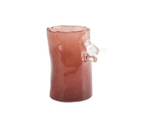 Vase small Present Time Bird On Branch Rouge 15x9,5 cm