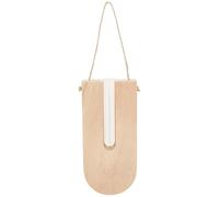 Vase soliflore en bois - Arc à suspendre - 16 x 7 x 2,5 cm