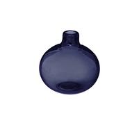 Vase Soliflore en Verre - D 12 x H 11 cm (Bleu)