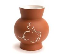 Vase terracotta femme buste - Amadeus - Marron - Céramique Marron G