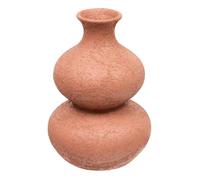 Atmosphera – Vase totem Ezia – Céramique H23,5 cm – Marron