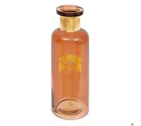 Atmosphera Vase Bouteille Déco Tropical Boudoir 22 cm Ambre